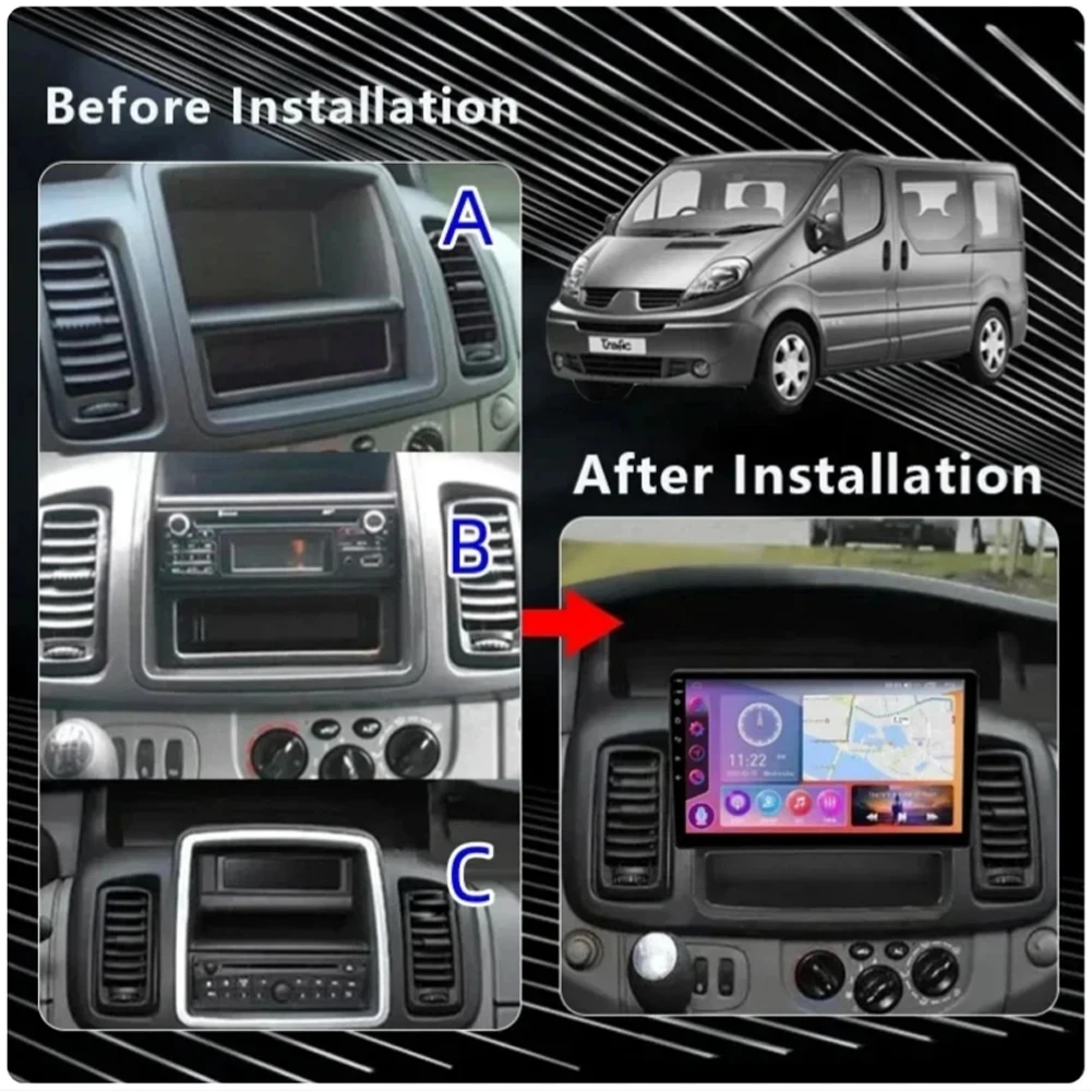 For Renault Trafic 2 For Opel Vivaro A For Nissan Primastar 2006 - 2014 Video Player Carplay No 2din Multimedia GPS BT Car Radio - 34