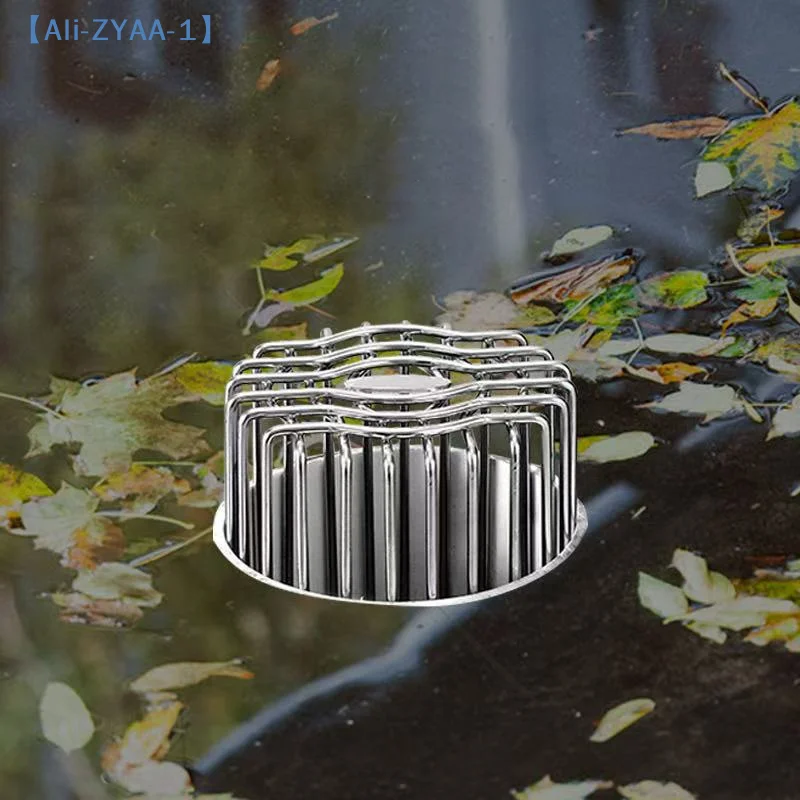 【ZYAA-1】스테인리스 스틸 배수구 덮개 지붕 바닥 배수구 다운파이프 스트레이너 막힘 방지 거터 가드 잎사귀 잔해물 트랩