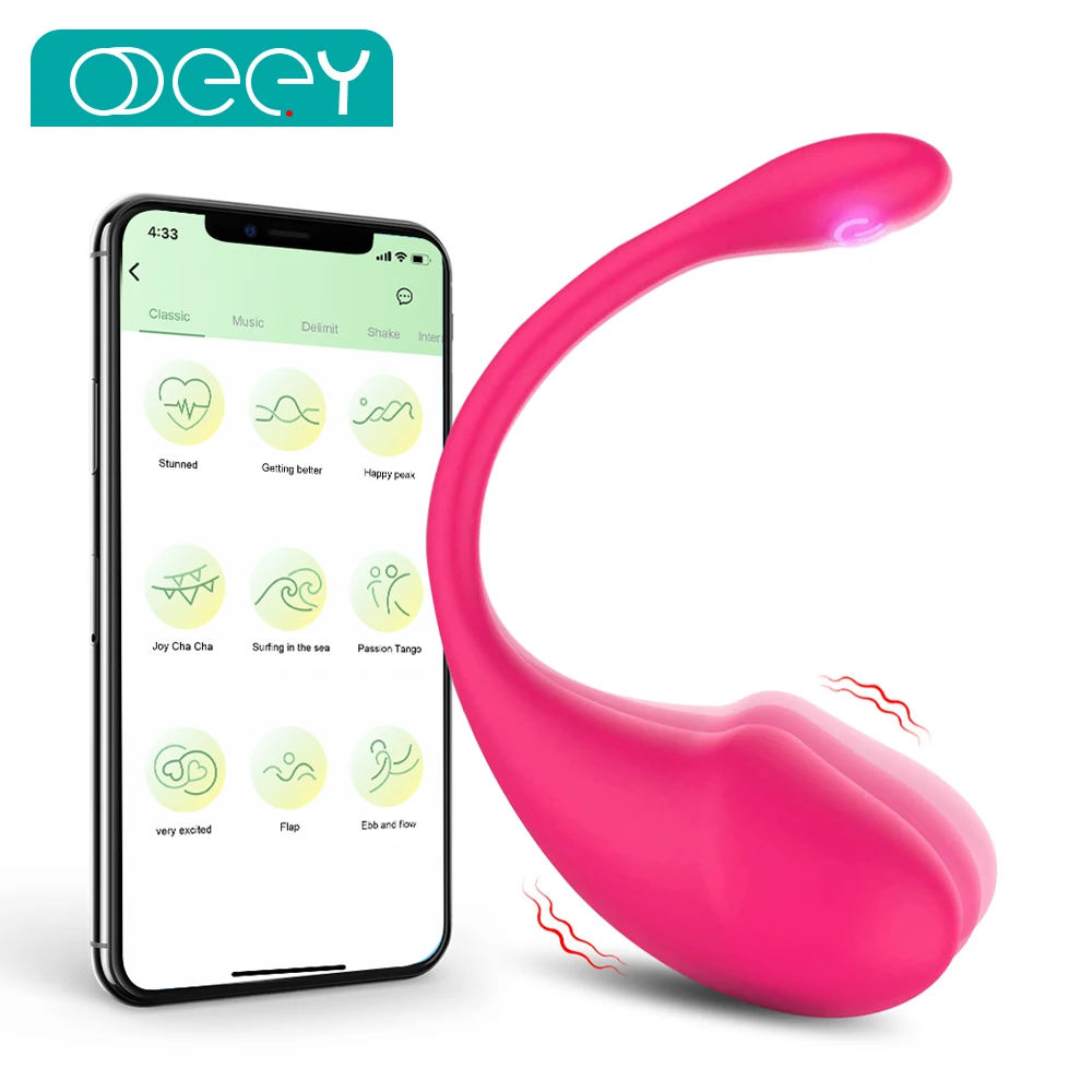 Drahtloser Bluetooth-App-Vibrator für Frauen, Vagina, G-Punkt, vibrierendes Ei, Fernsteuerung, Höschen, Sexspielzeug für Erwachsene, Paarspiel 1