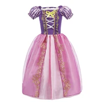 Bébé fille Raiponce Costume enfants la Belle au bois dormant Belle Sofia robe enfants Halloween carnaval fête princesse robe fille déguisement 5