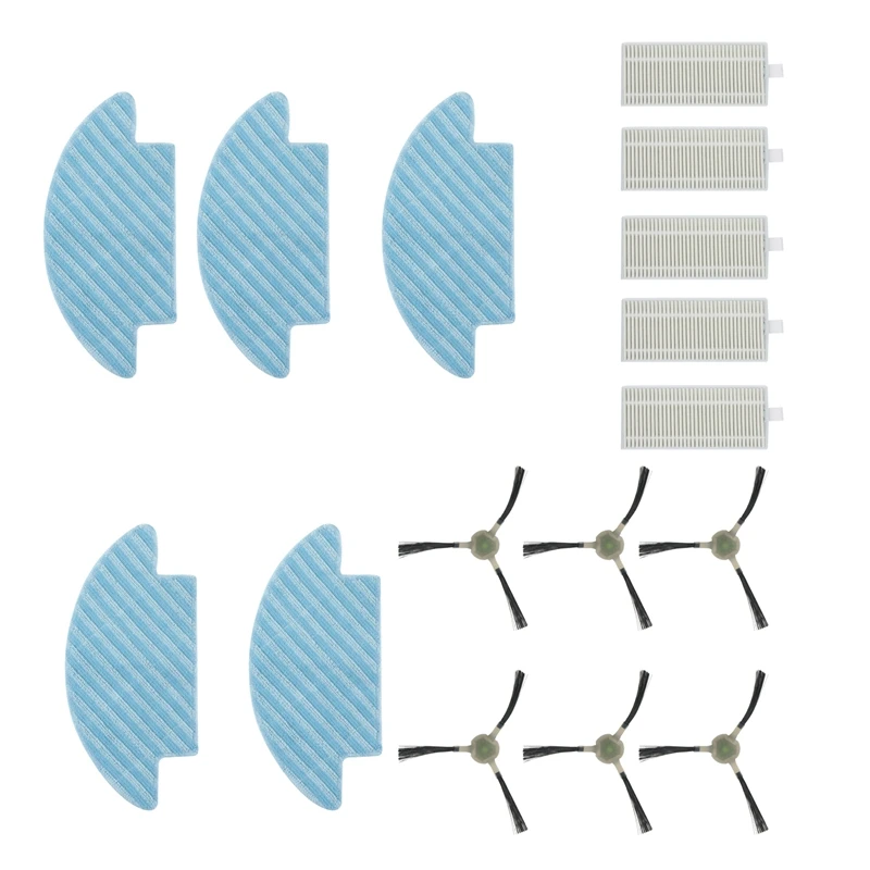 16 Pack Replacement Parts Fit For Lefant M210 Vacuum Cleaner, Accessories Kit For M213 M210S M210B Robotic Vacuum