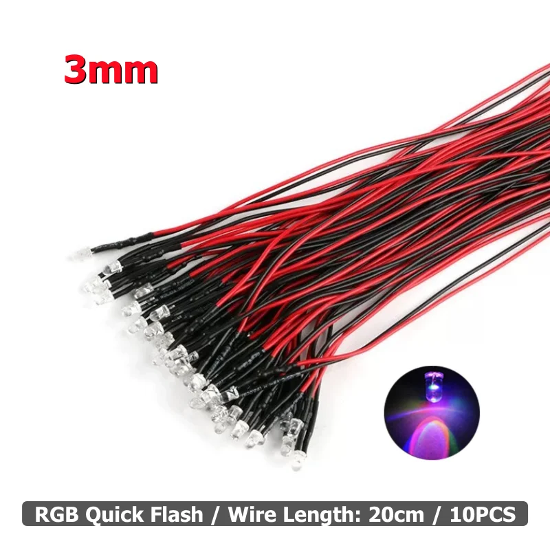 ตัวเลือกสินค้า หลากสี LED สำหรับรถโมเดล RC
