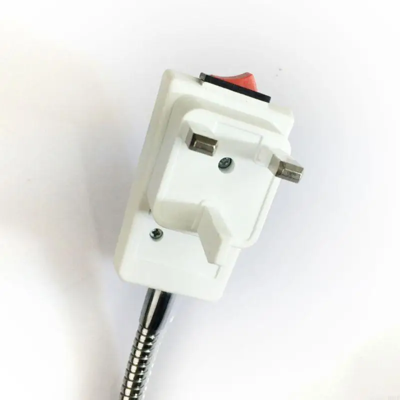 E27 Socket Adapter with On/Off to EU Plug Flexible Extension Lamp Bulb Holder Converter Bulb Extension Adapter