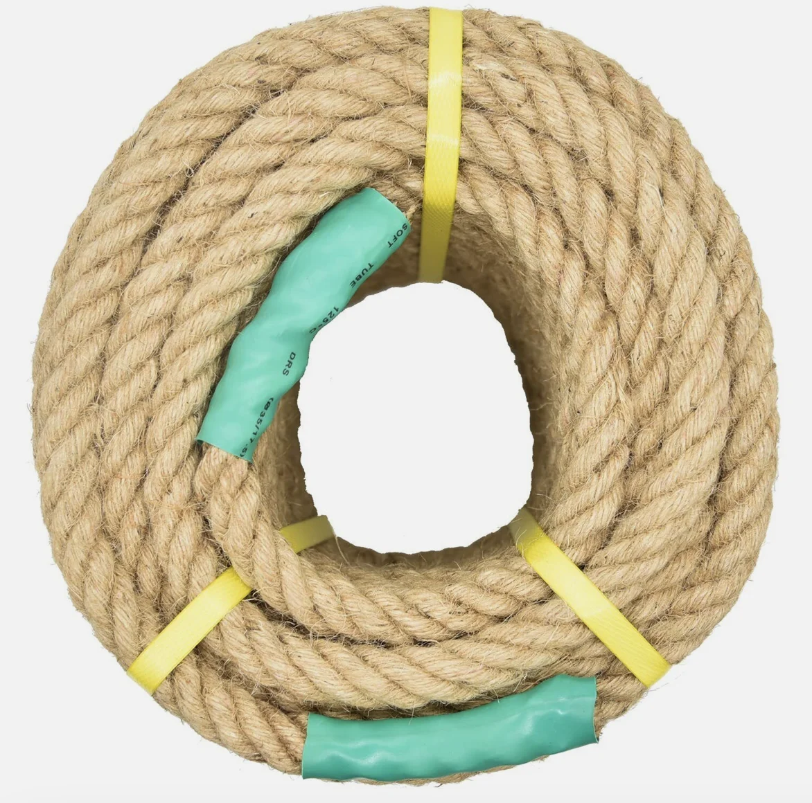 8mm Natural Burlap Hessian Jute Twine Cord Hemp Rope String 10/20/50M Gift Packing Strings Christmas Event & Party Supplie