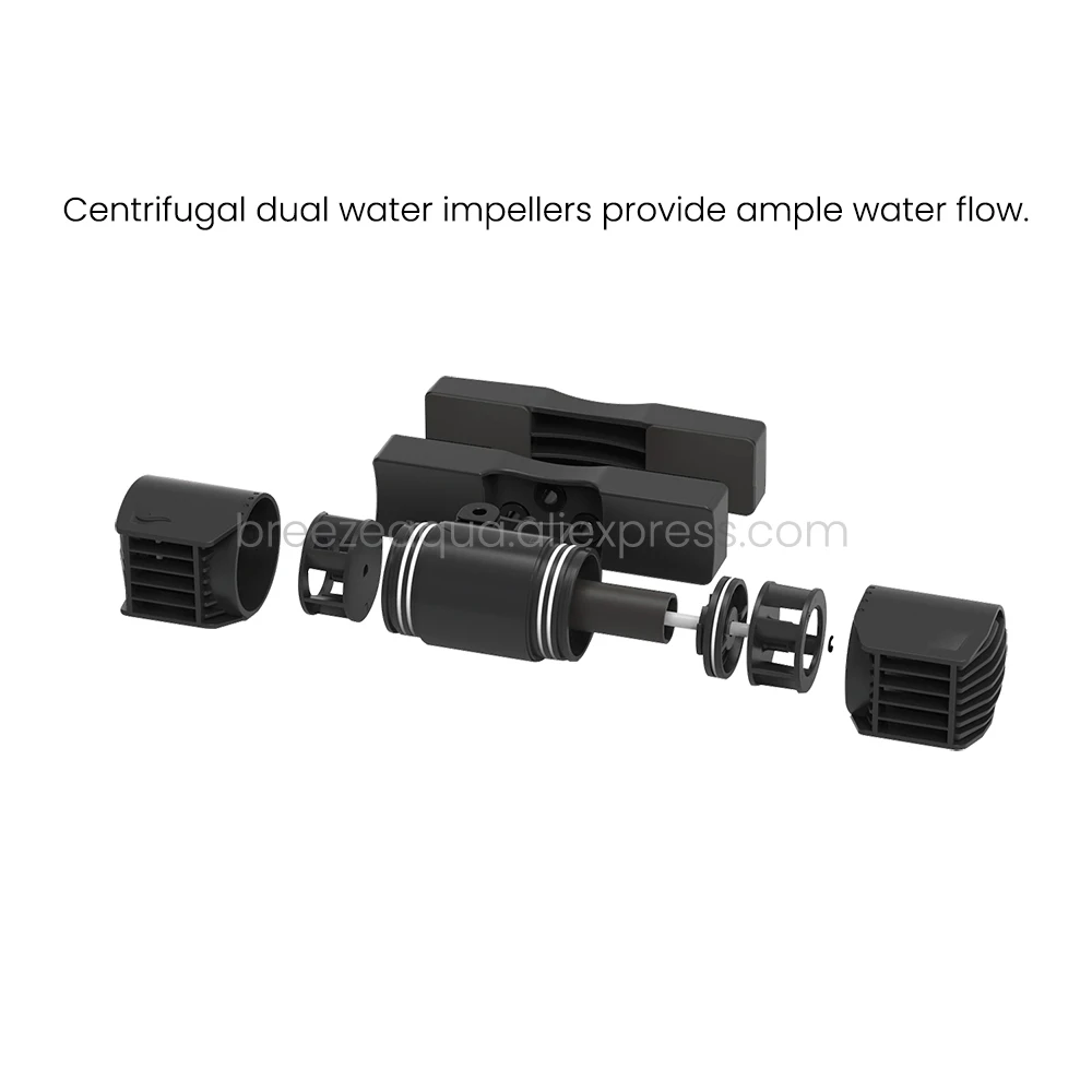 Bubble Magus New DC24V 48W DW13000 Dual Adjustable Cross Flow Pump Aquarium Fish Tank Wavemaker with Smart Controller 4