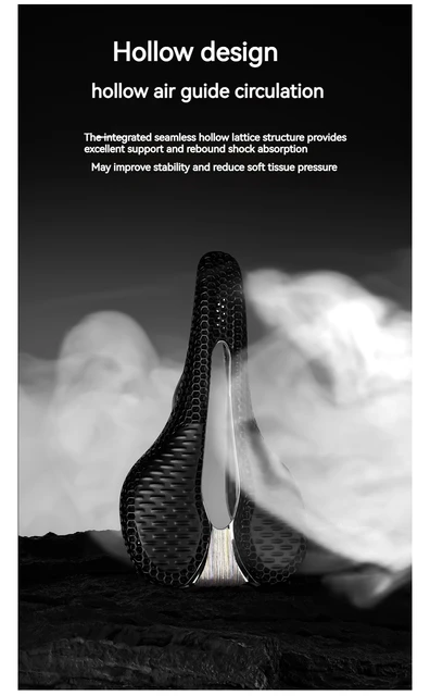 ENLEE Bicycle 3D Printed Saddle Ultralight Carbon Fiber Road