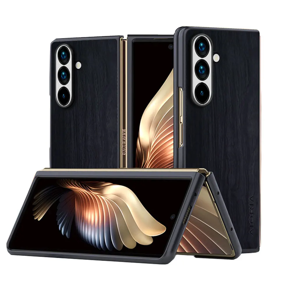 Bamboo Wood Pattern Leather Cover