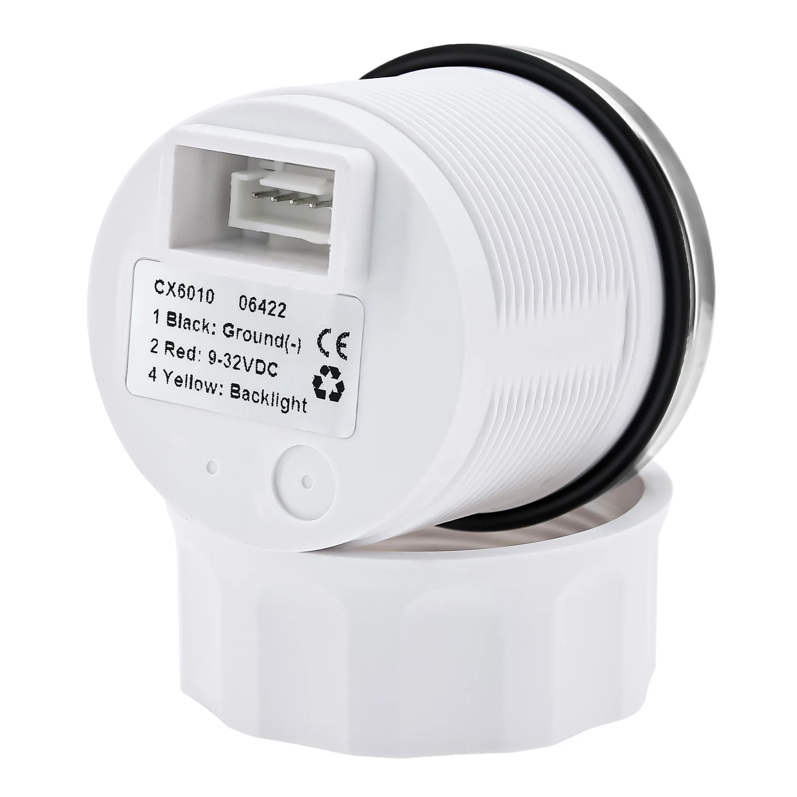 7 Color Backlight 52mm Voltmeter with Alarm 8~16V VOLTS 18~32V Voltage for Gasoline Diesel Automobile Car Marine 12V 24V