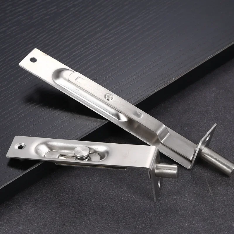 1PC 4/6/8/10/12 Inch Stainless Steel Hidden Door Bolt Security Guard Door Latch Sliding Lock Bathroom Bolt Dust Proof Tube door latch door lock cylinder baby safety lock lock padlock