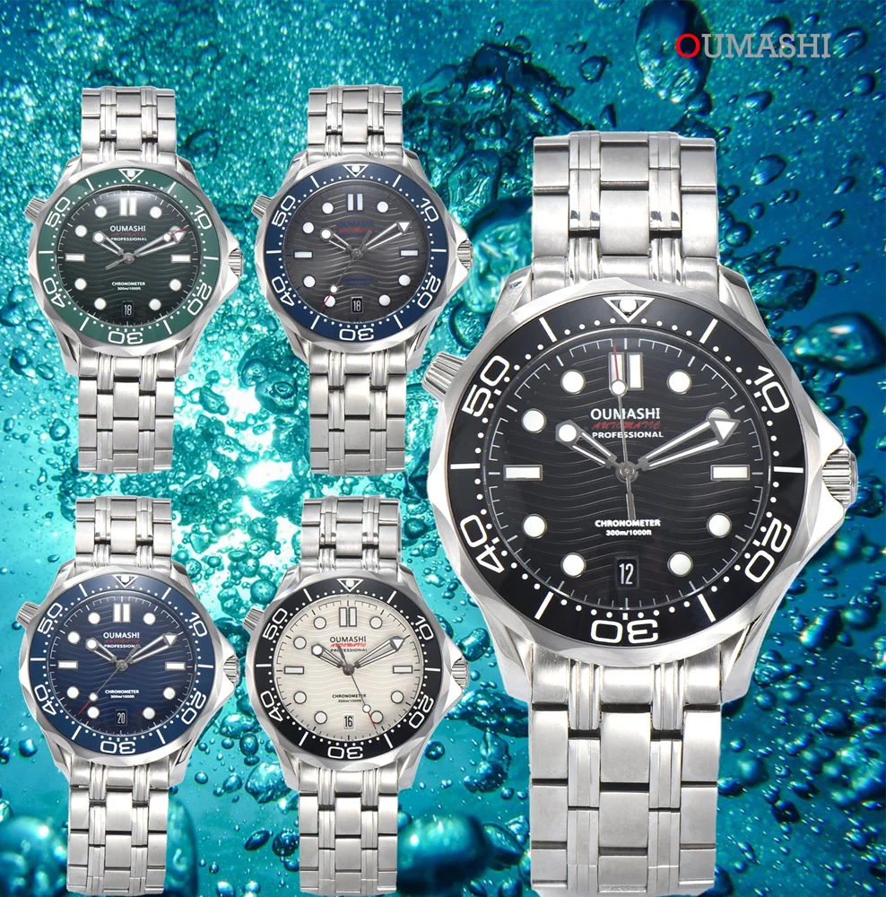 

42mm Watch New Men's Luxury Watch Luminous Dial Sapphire Glass Stainless Steel waterproof Case NH35 Automatic Mechanical Watch