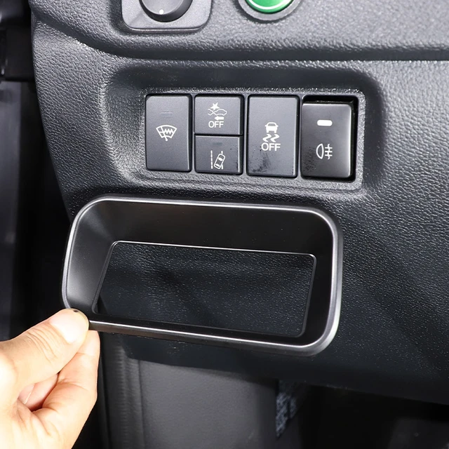 ABS Matte Black Car Gear Shifter Button Trim Frame For Honda Pilot 2015-2022
