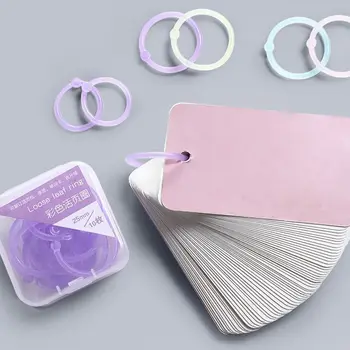 Forniture per rilegatura Raccoglitore per libri Cerchi Diario Scuola Forniture per ufficio Raccoglitore fai-da-te Anello a fogli mobili Anello circolare Anello raccoglitore di carta