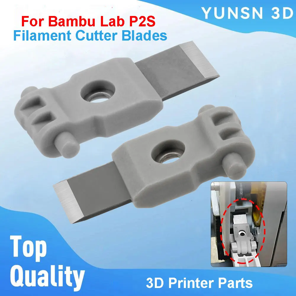 For Bambu Lab P2S Filament Cutter Blades Replacement For Bambulab P2S 3D Printer Accessories Knife Filament Cutter Spare Parts