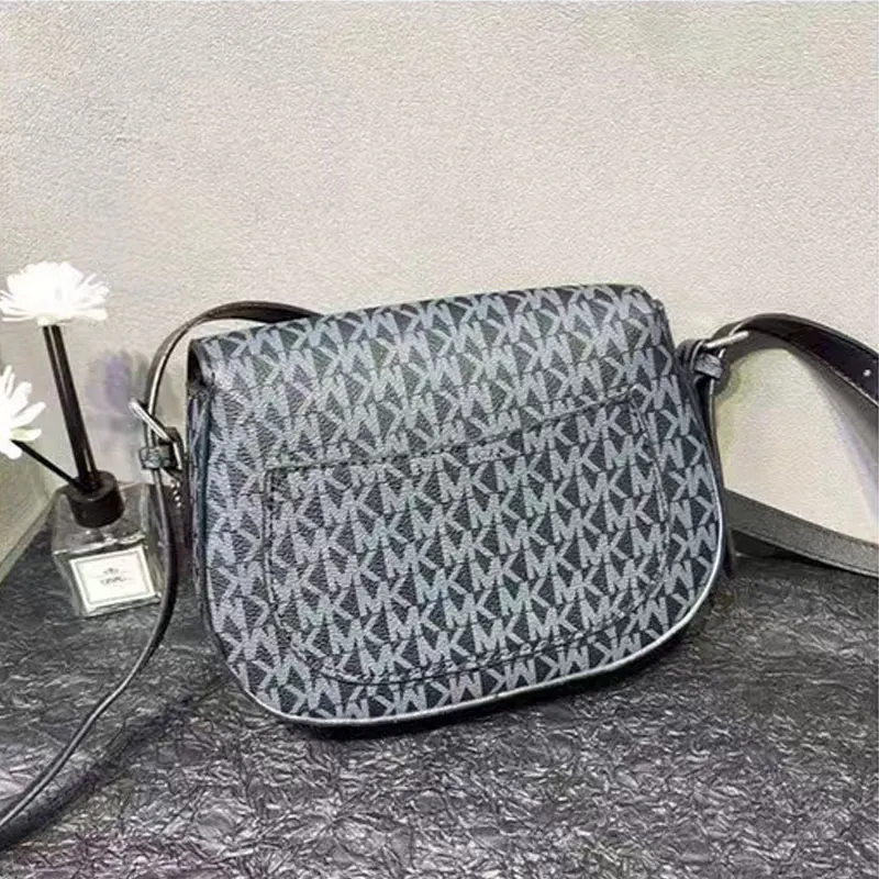 Fashion Luxury Women Messenger Bag Michael Kors Handbag Trendy Texture Wide Shoulder  Strap One Shoulder Bag Small Square Bag - AliExpress