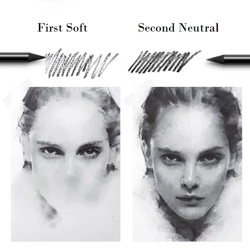 Professional Drawing Sketching Charcoal Pencil Sketch Graphites Sticks Art Supplies