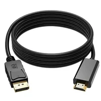 DP Display Port To HDMI-Compatible Adapter Connect Converter 1.8m Cable 2k 4k 1080p For Desktop Laptop PC TV Monitor Projector - Image 5