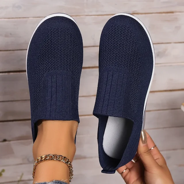 2024 Women Walking Shoes Air Cushion Non Slip Orthopedic Shoes Ladies Platform Mules Breathable Wedge Female Sneakers 4