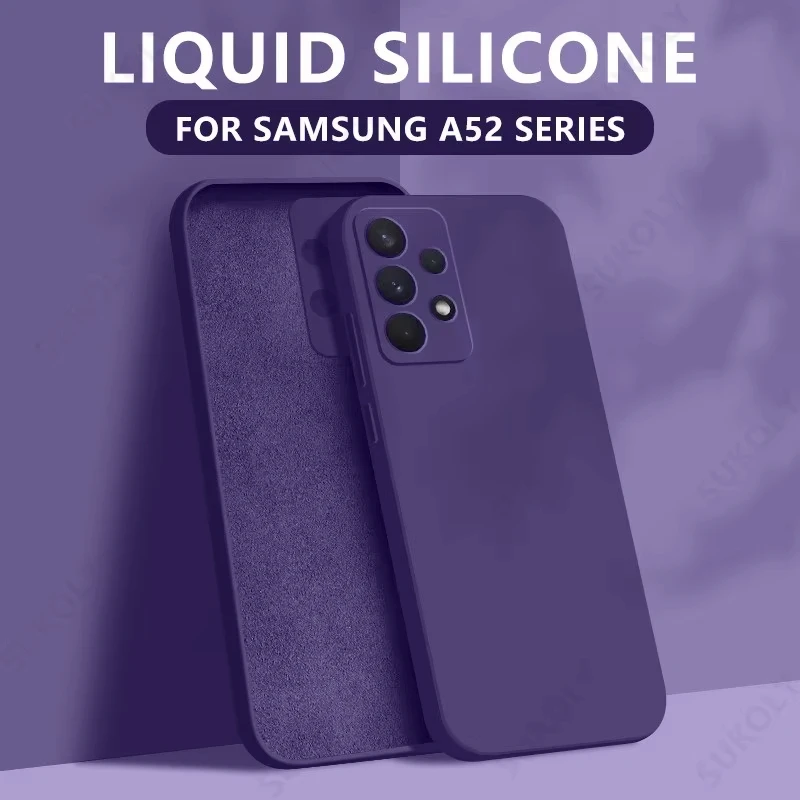 Premium Liquid Silicone Anti-Drop Phone Case with Soft Cover - Luxury Edition