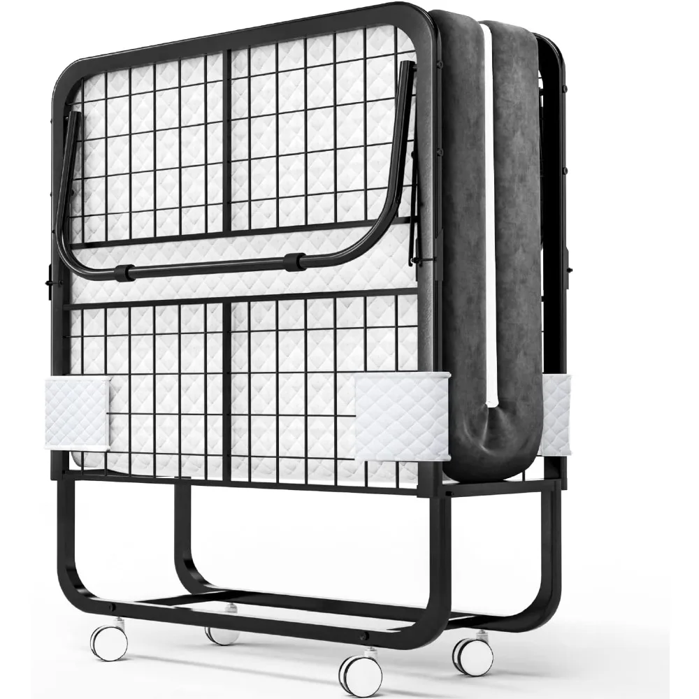 

Кровать размером 75x31 для гостей-переносная складная кровать для взрослых-матрас из пены с эффектом памяти толщиной 5 дюймов