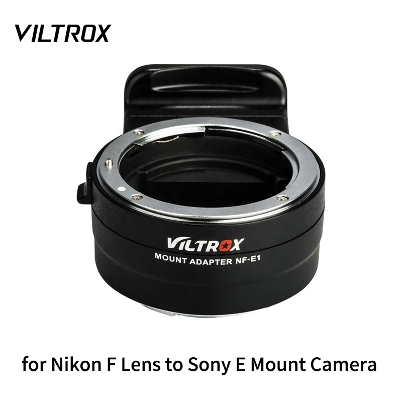 Viltrox Nf-E1 Af Auto Focus Lens Adapter Ring Aperture Control Per Nikon F Lens To Sony E Mount Camera A7Riii A7Sii A7Ii A6500