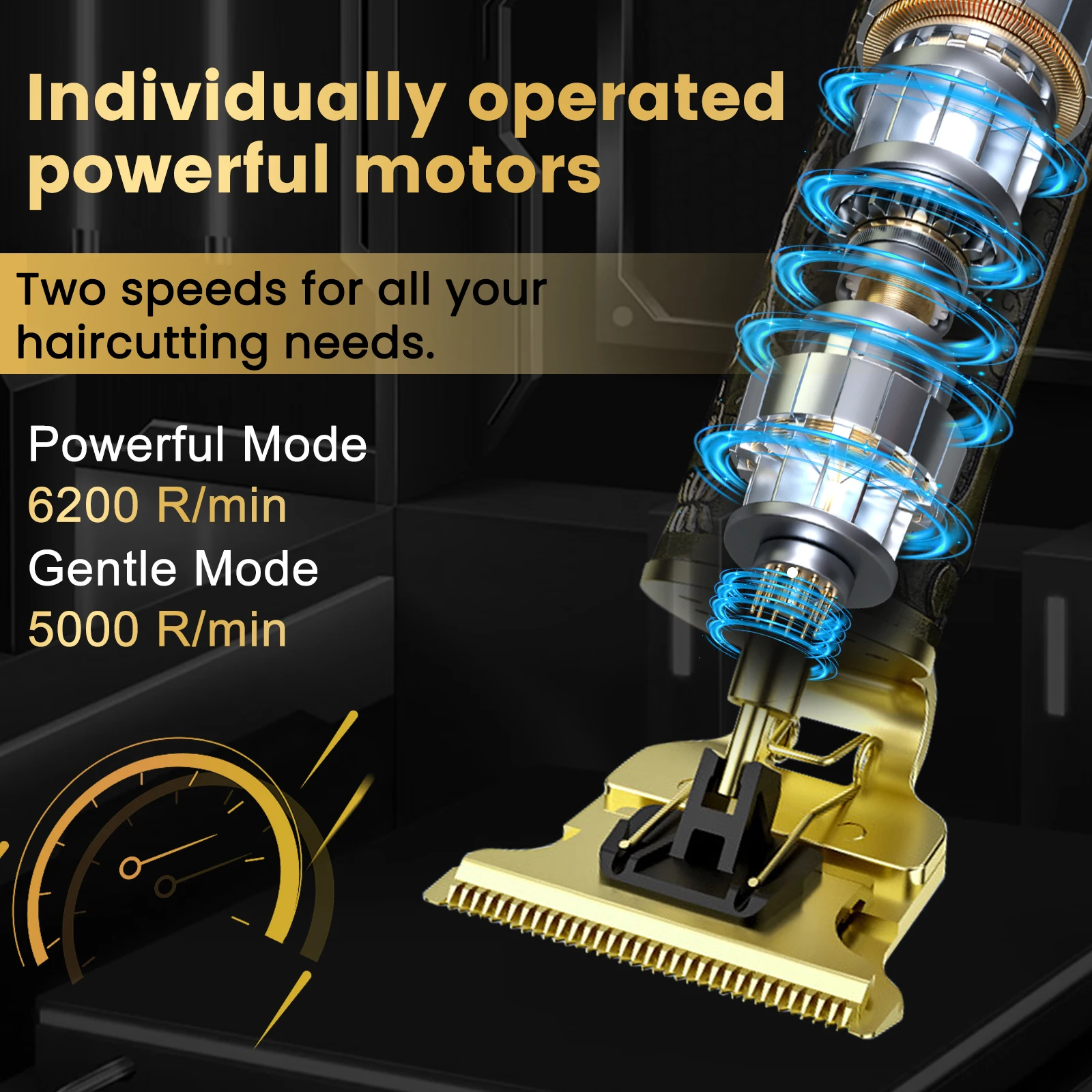 Sejoy Electric Hair Cutting Machine Adjustable Precision Professional Hair Clipper For Men Adults Kids Cordless Hair Trimmers 5