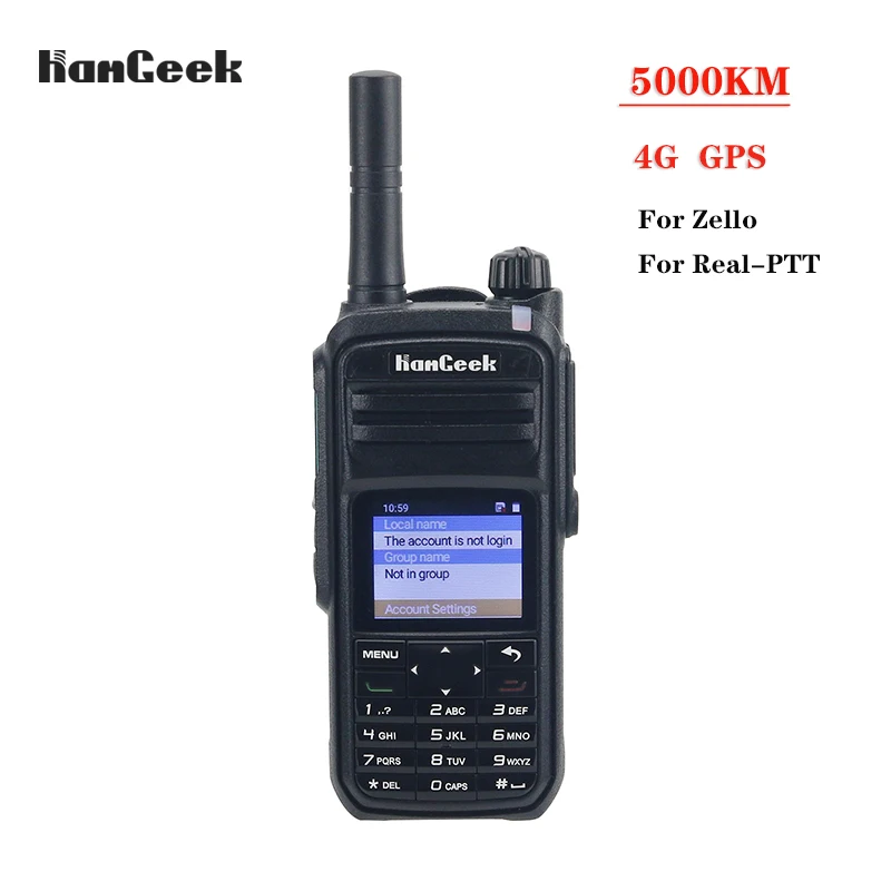 

HamGeek Q168 4G POC Radio 5000KM GPS Walkie Talkie Wifi Bluetooth Handheld Transceiver For Zello For Real-PTT