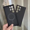 For Magnetic magsafe carbon fiber case for Samsung Galaxy S25/S24Ultra case shockproof Aramid for Galaxy S25Ultra carbon Cover 1