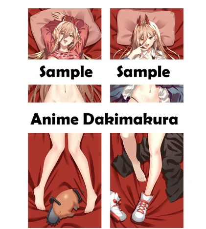 Anime Chainsaw Man Power Cosplay Dakimakura Hugging Body Pillow