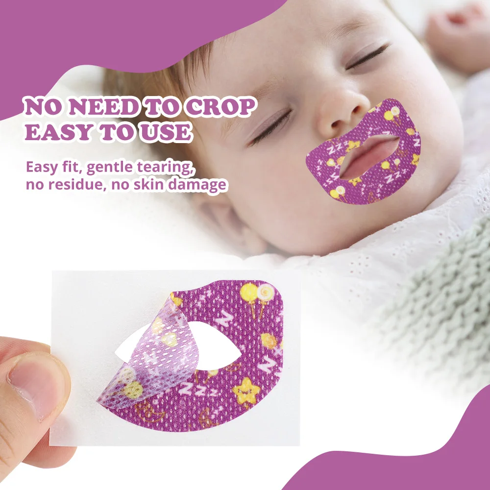 30PCS Mouth Correction Stickers Anti-snoring Breathing Orthosis Mouth Sticker Children Anti-snoring Stickers Improve Night Sleep 5