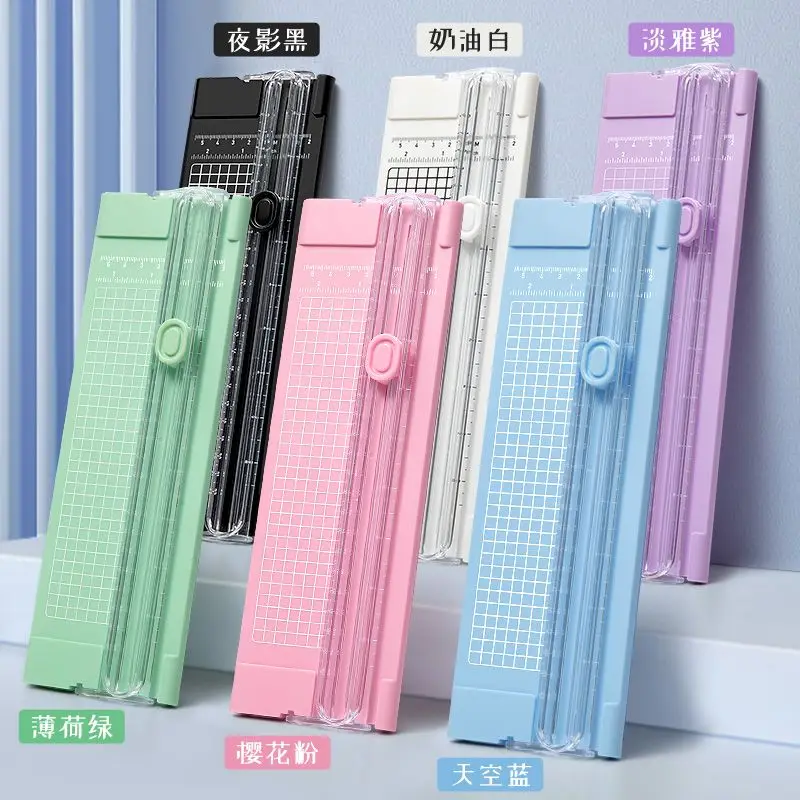 

Paper Cutter, Portable Office Manual Cutter Utility Knife Students Must