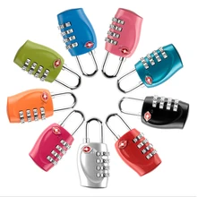 

Luggage Suitcase Padlocks with 4 Digit Combination Keyed Use for Outdoor Travelling