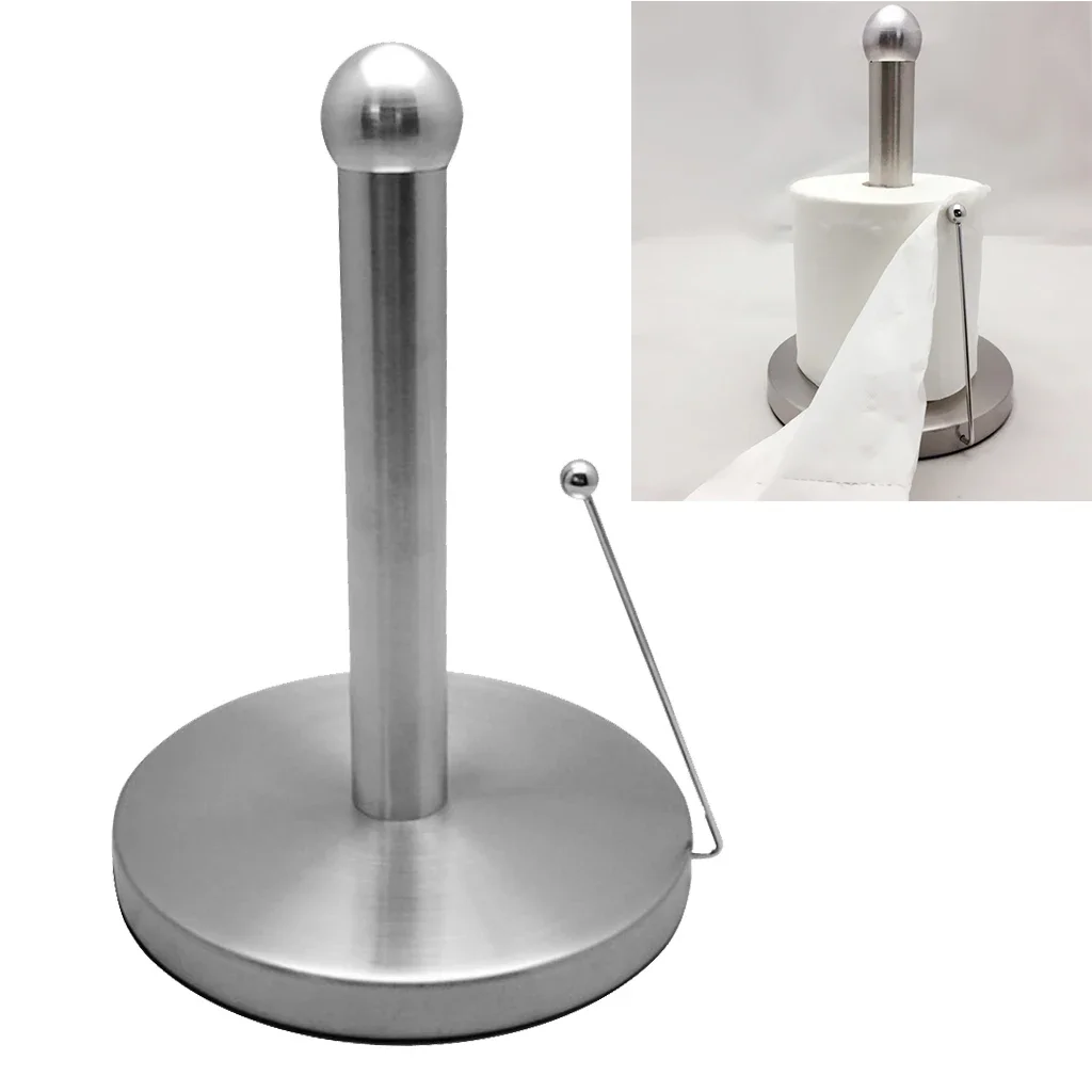 Stainless Steel Toilet Paper Holder Kitchen Bathroom Tissue Roll Stand Toilet Paper Holders