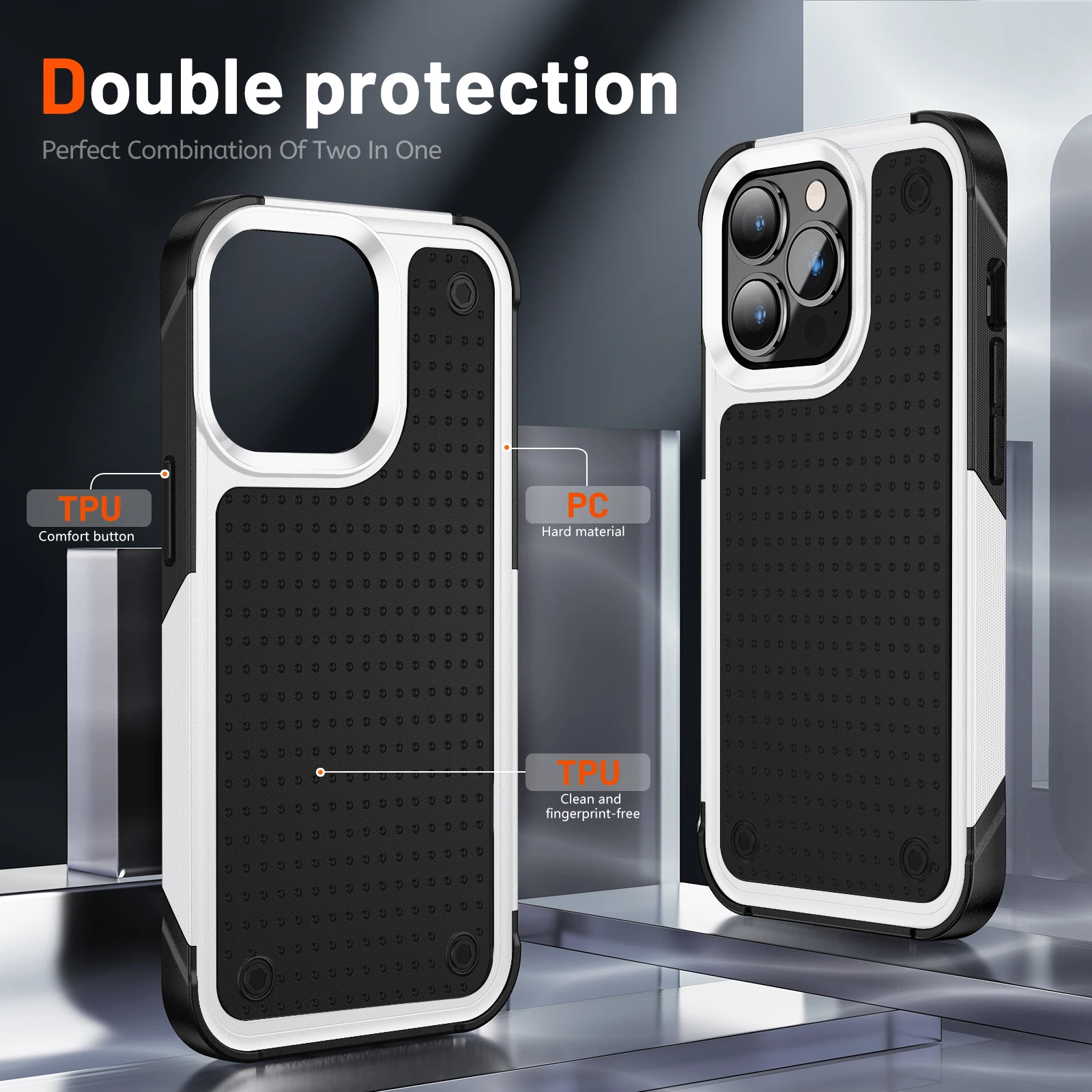 Custodia Antiurto Hybrid Rugged Armor Per Motorola Moto G Stylus 5G 2021 G Pure G Power 2022 Cover Posteriore In Tpu Con Telaio In Plastica Dura