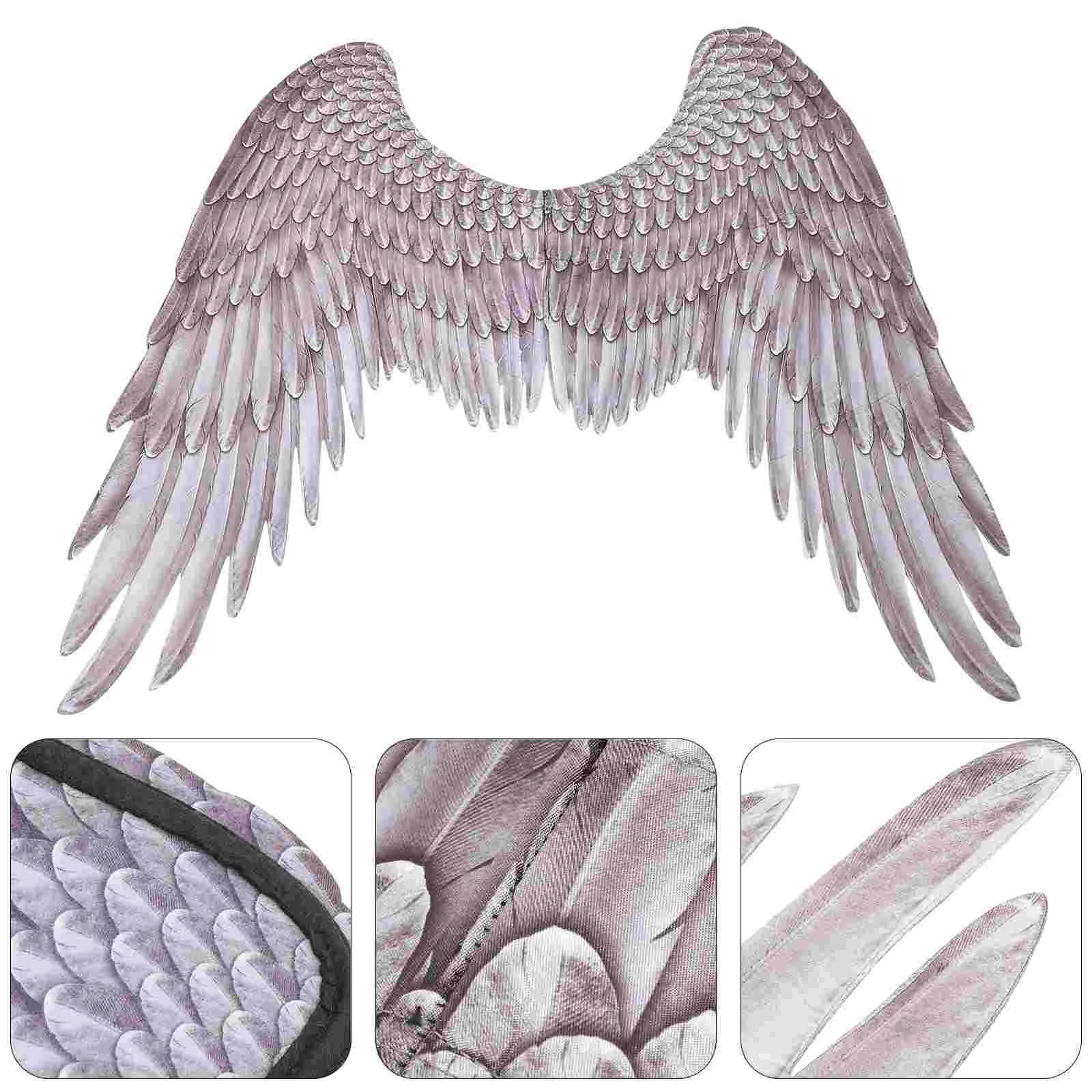 

Halloween Wings Unisex Angel Roleplay Costume Cosplay Dress Up Accessory Big Non-woven Fabric Men Women