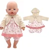 Dolls Out Going Carry Bag Doll Accessory for 43cm Baby New Born Doll Girl for 18 Inch Bag Doll Clothes 4
