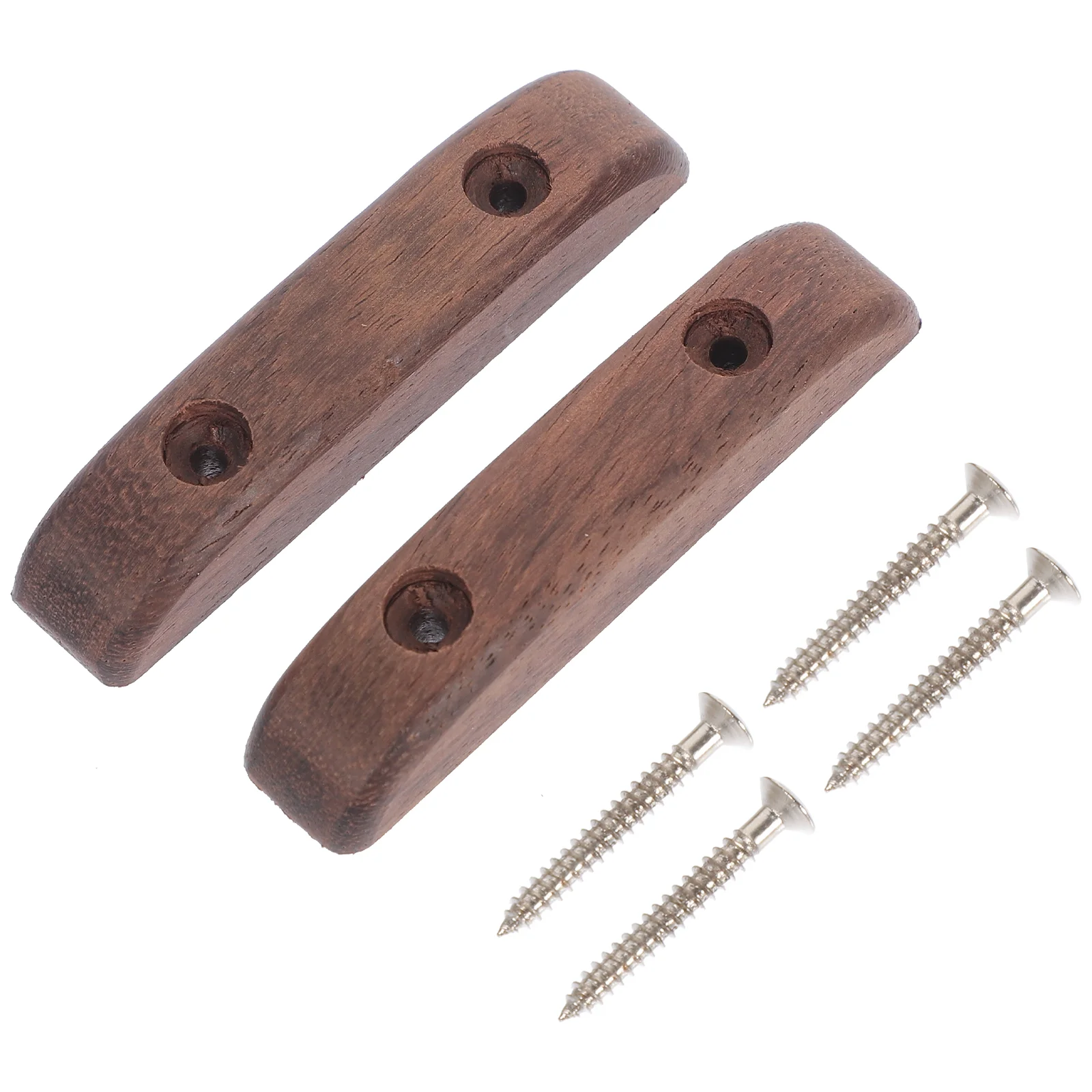 Guitar bass accessories natural wood thumb rest finger support 2 Pcs for instruments parts