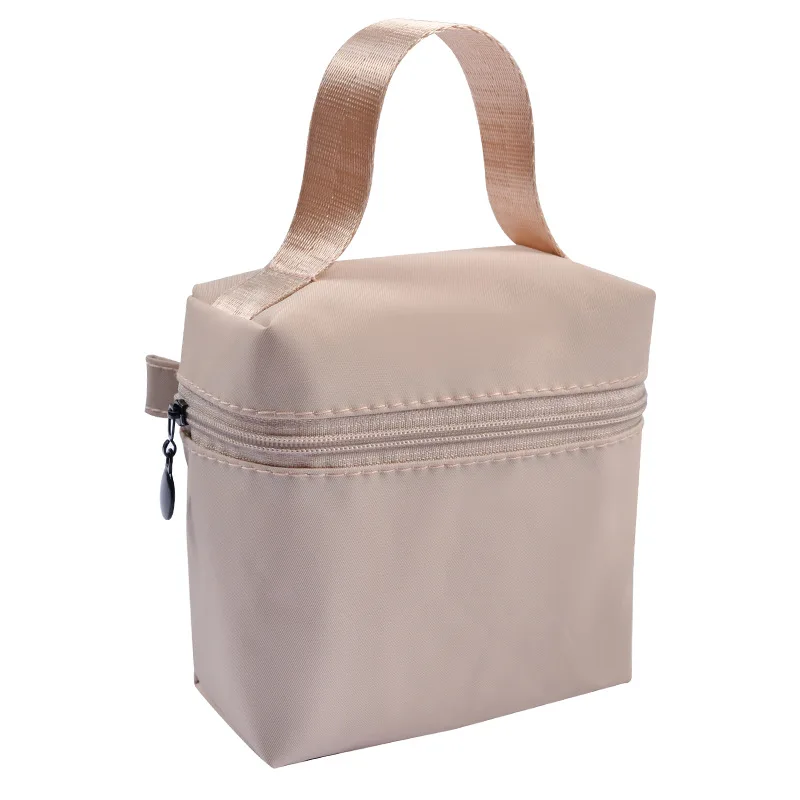 Meistverkaufte hochwertige tragbare Make-up-Tasche mit wasserdichtem Griff, Aufbewahrungstasche für Lippenstifte, Kopfhörertasche, Mini-Menstruationshandtuch-Tasche – Detail 8