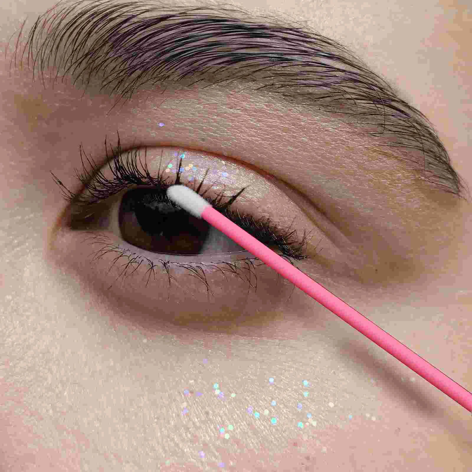 Makeup Brush 300 Pcs Lip Brush Replacement Portable Replacing Heads Flocking Gloss Accessories Lipstick Supple Travel Parts