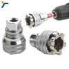 Adjustable Socket 3/8'' To 3/4'' Universal Sleeve 10-19mm Magic Socket Electric Drill Wrench Converter Power Hand Repair Tool 1