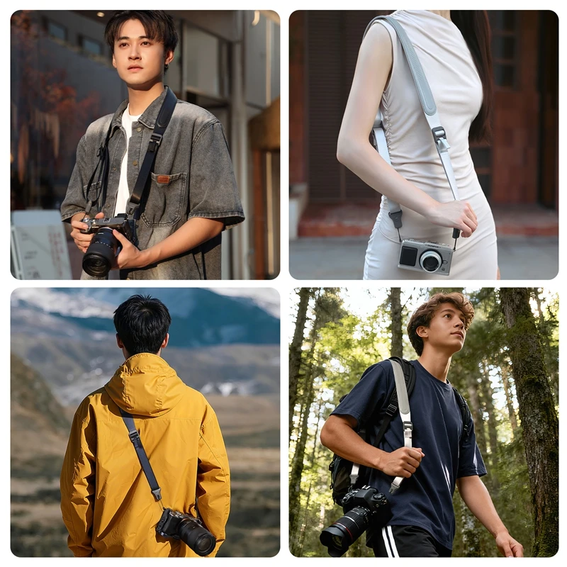 울란지 CSS1 U-스냅 휴대용 숄더 카메라 스트랩 (DSLR 디지털 SLR 카메라 캐논 니콘 용) 빠른 설치 카메라 액세서리