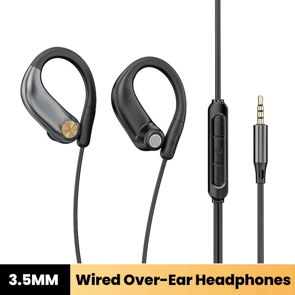 High-Fidelity Wired Over-Ear Headphones with Mic & Volume Control