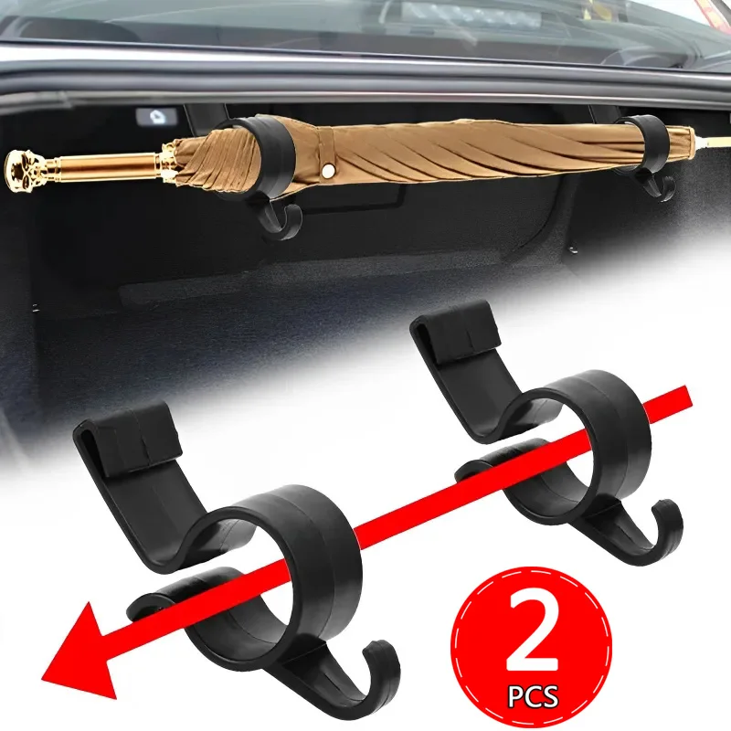 CarUmbrellaHolderCarTrunkHookUmbrellaMountPlantTowelHookAuto
