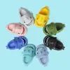 SmilePoP Kids Shark Slides Sandals Summer Slip-On Sandals Shower Beach Pool Anti-slip Slippers for Kids Girls ThickSole Slippers 6