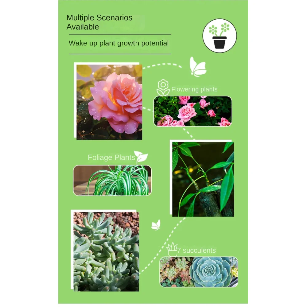 5Box 150 Roots Living Soil Plant Rooting Fertilizer Slow Release Flower Nutritional Stick Cultivation Potted Potted Plant Stick