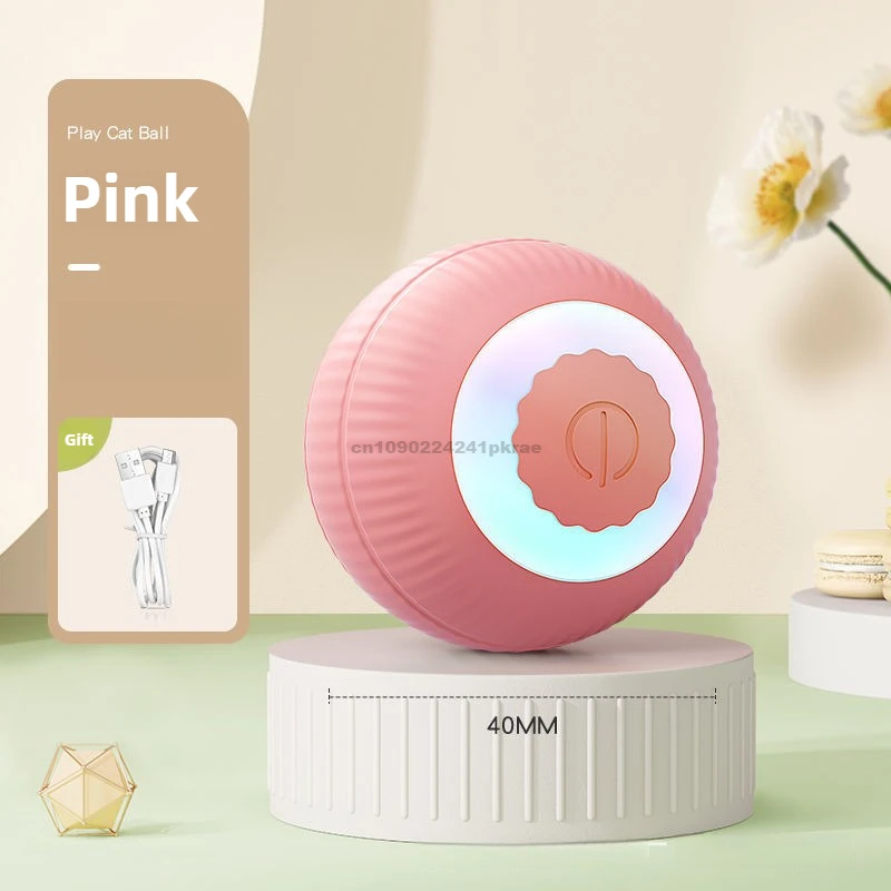 Interactive Cat Rolling Ball Toy