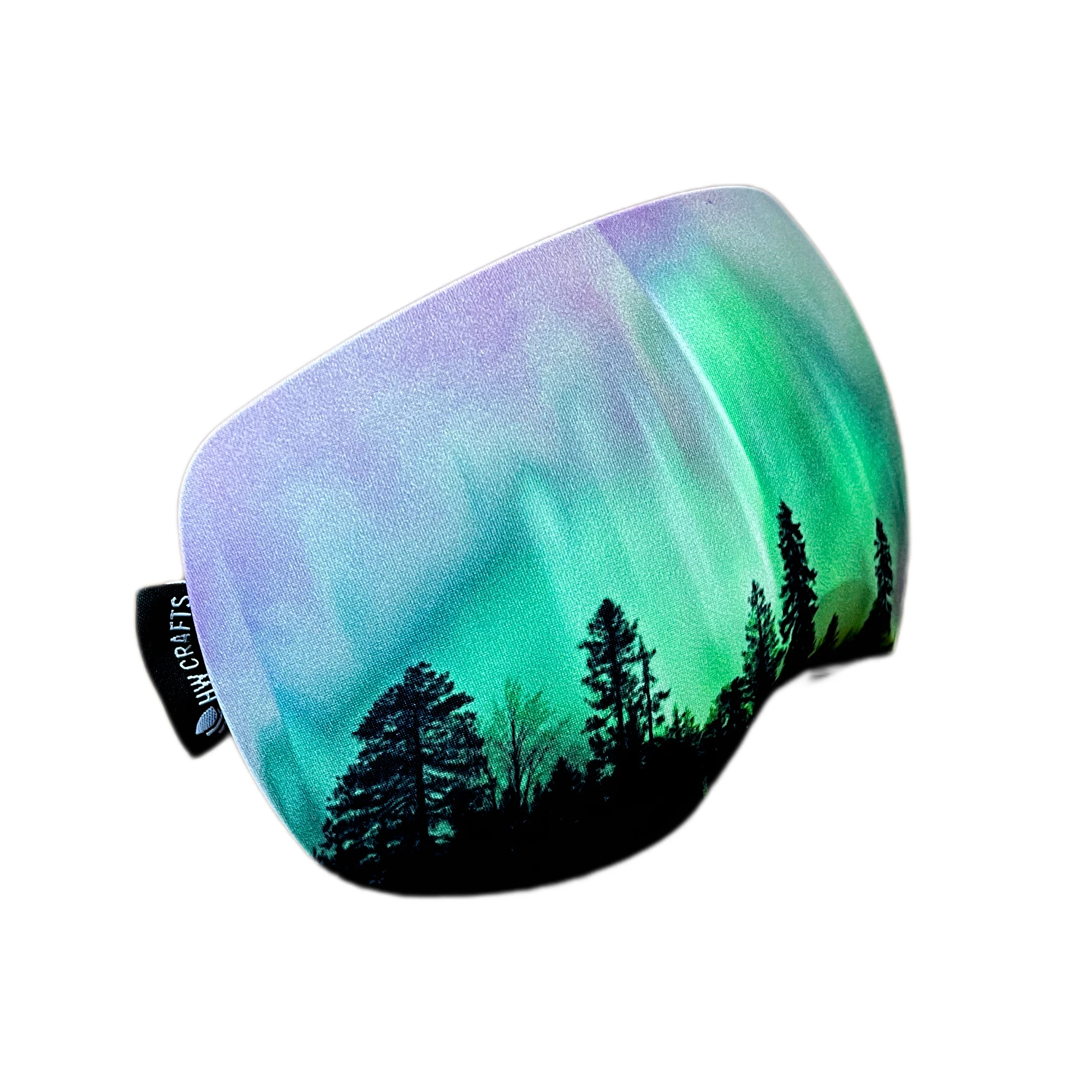 Sublimation Stretchy Skiing Goggles Protective Cover Customer Pattern Microfiber Snow Goggle Cover 4