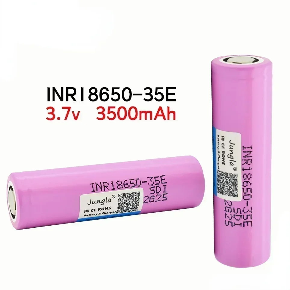 

2024 Latest best-selling 18650 3500Mah 25A discharge INR18650 35E 1-100PCS 3.7V lithium-ion bare battery/remote control car