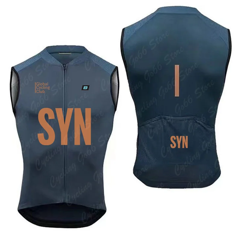 Cycling Clothing Unisex Windproof Sleeveless Vest Jersey Jacket