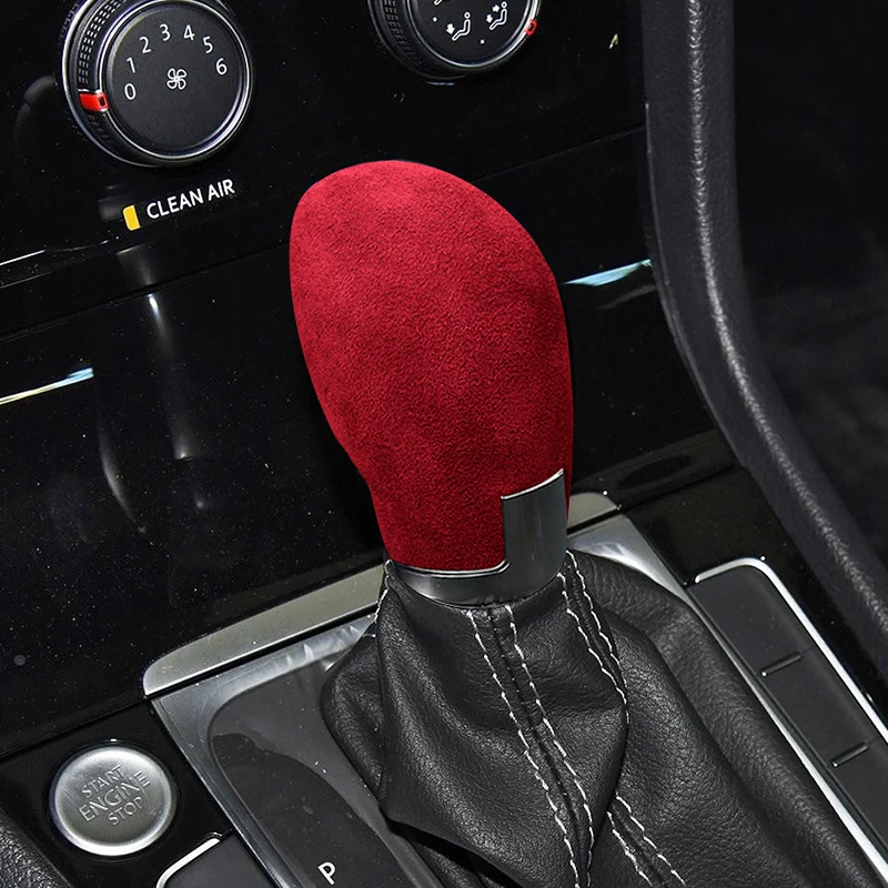 

Car Gear Shift Knob Trim Cover Decoration Sticker For Volkswagen Golf Passat Polo Arteon Touareg Jetta Tiguan Scirocco Beetle