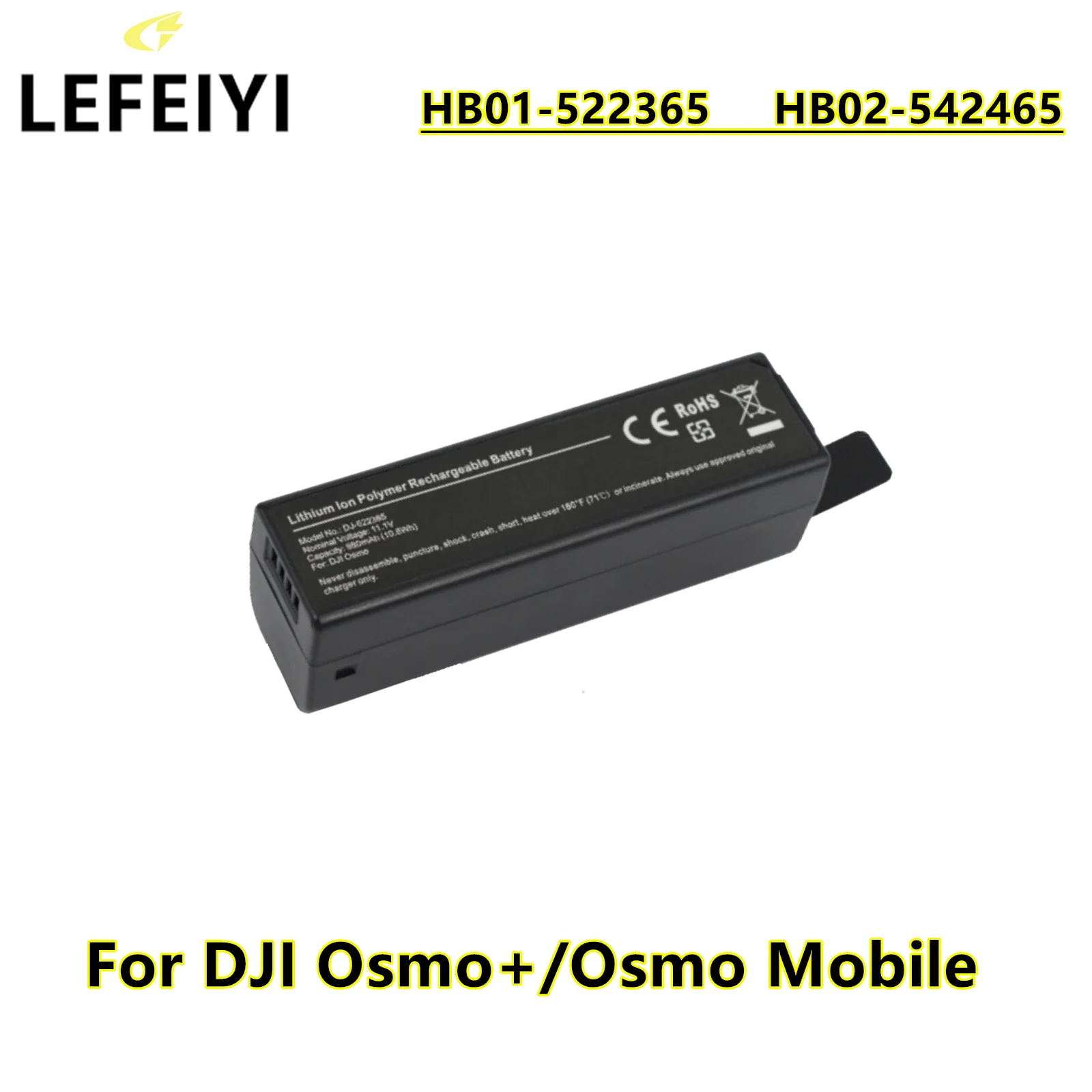 LEFEIYI 11.1V Intelligent Battery for DJI Osmo Osmo Mobile Pro RAW Osmo OM150 OM160 Handheld Gimbal Compatible HB02 542465